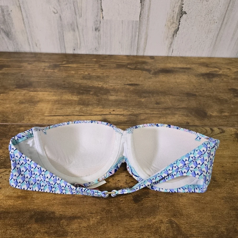 Victoria's secret VS colorful Patterned Bikini Top women's size 34B